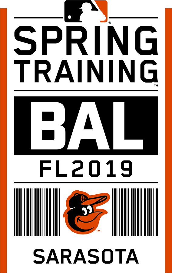 Baltimore Orioles 2019 Event Logo iron on paper